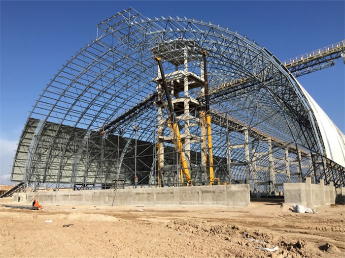 九台煤机油桶翘工程网架